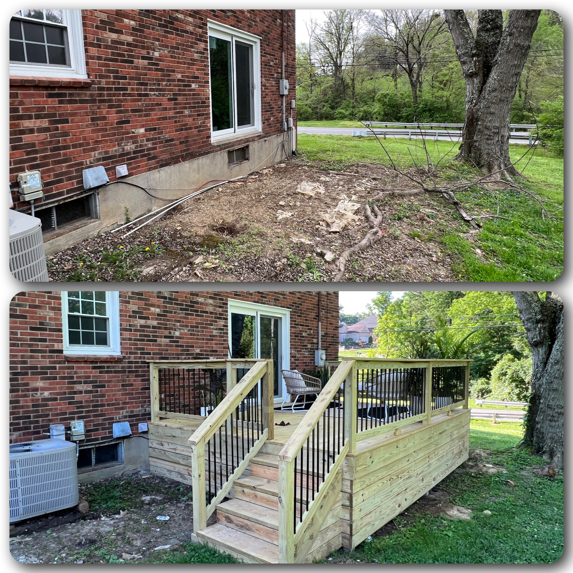 Compact Backyard Deck Addition