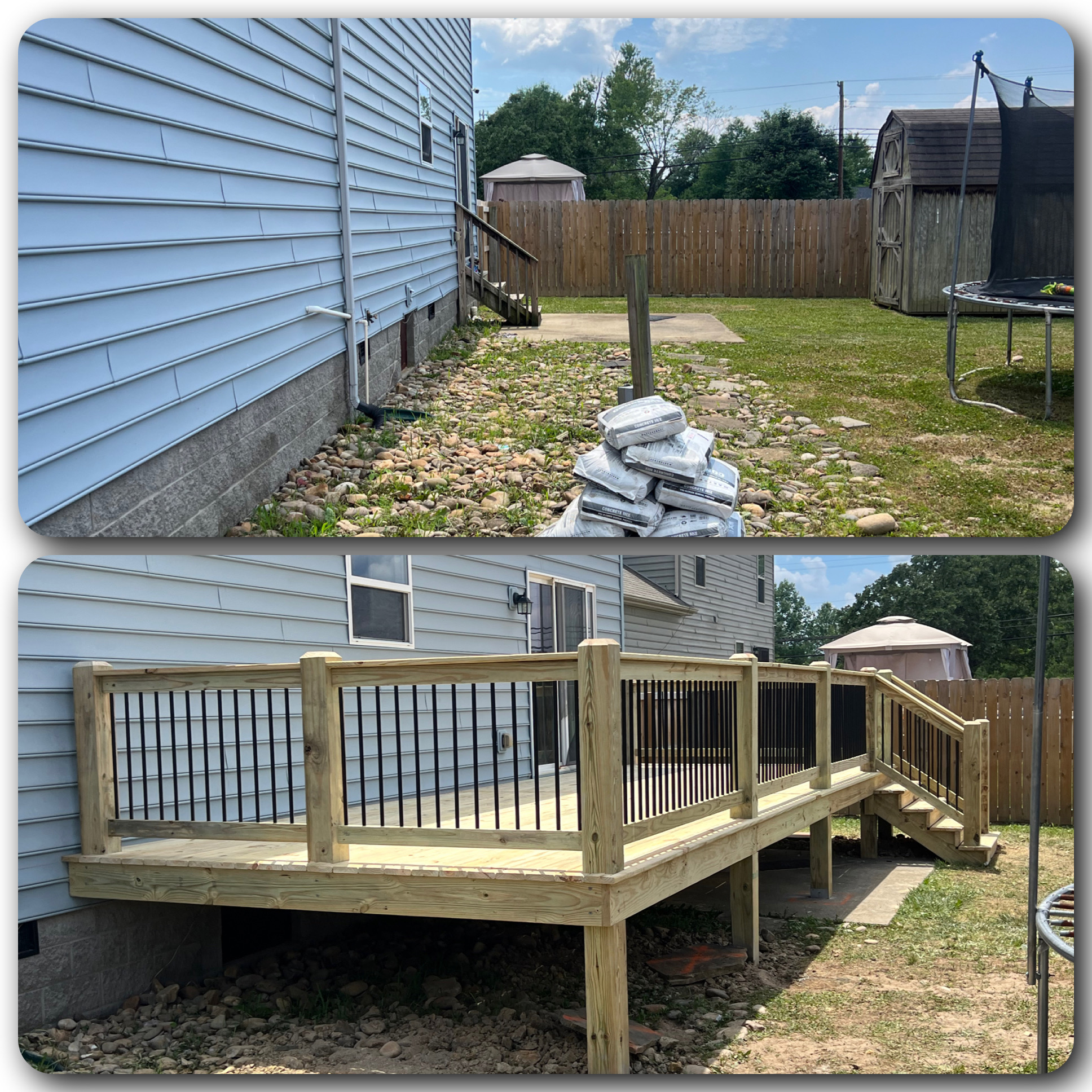Raised Deck Installation