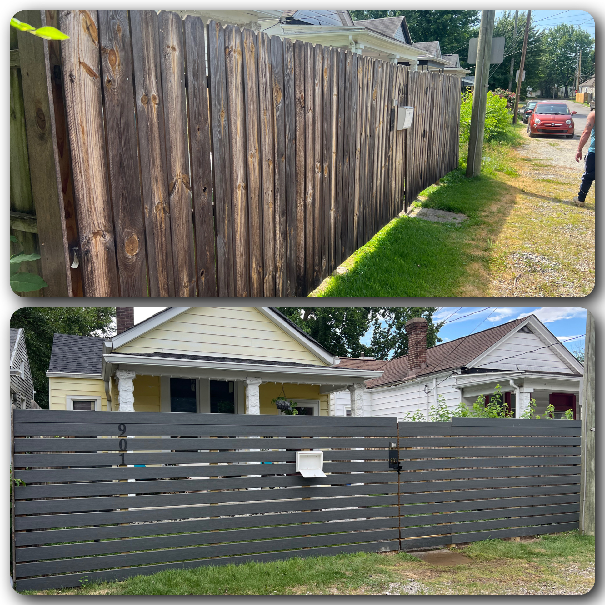 Modern Fence Upgrade