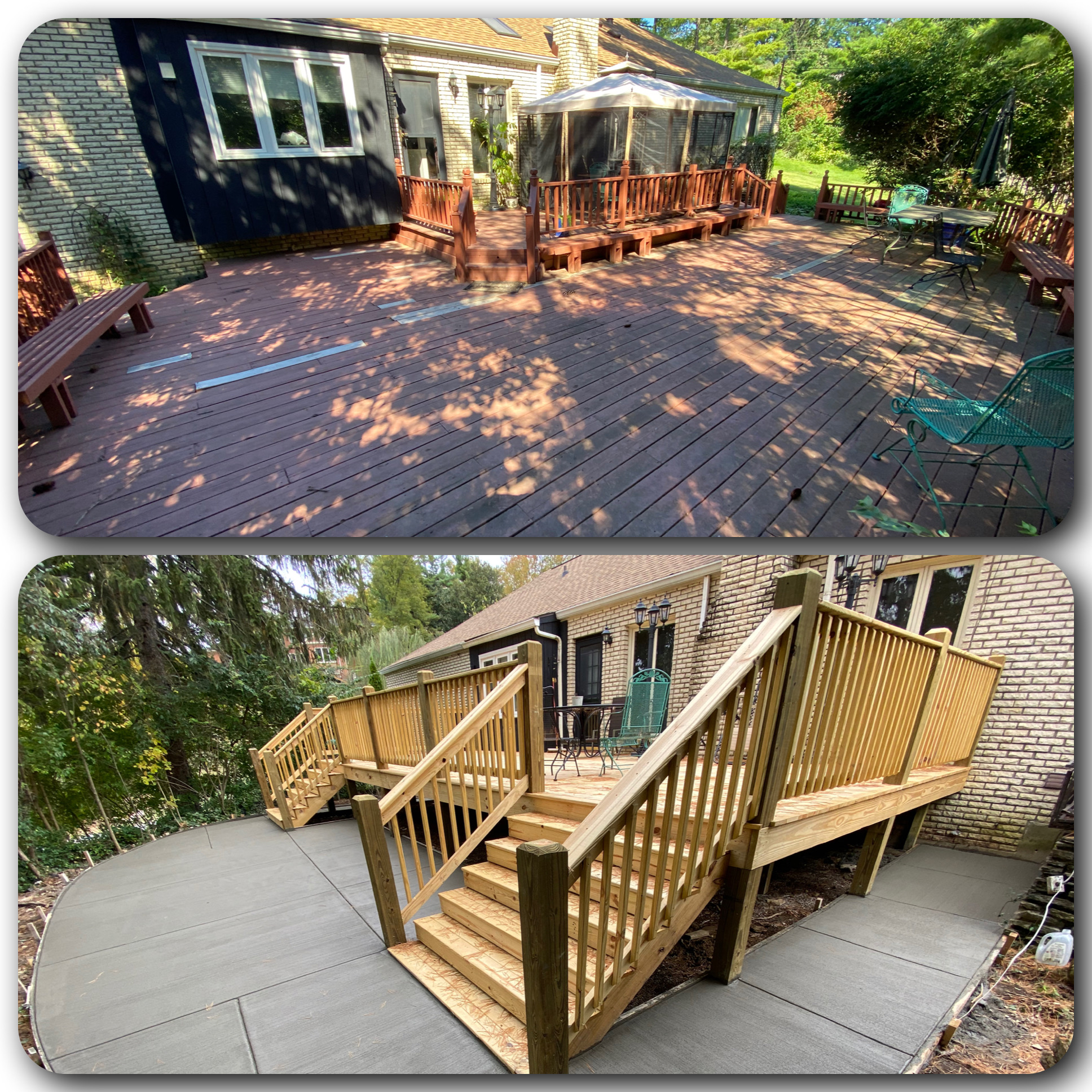 Patio Stairs and Deck Replacement