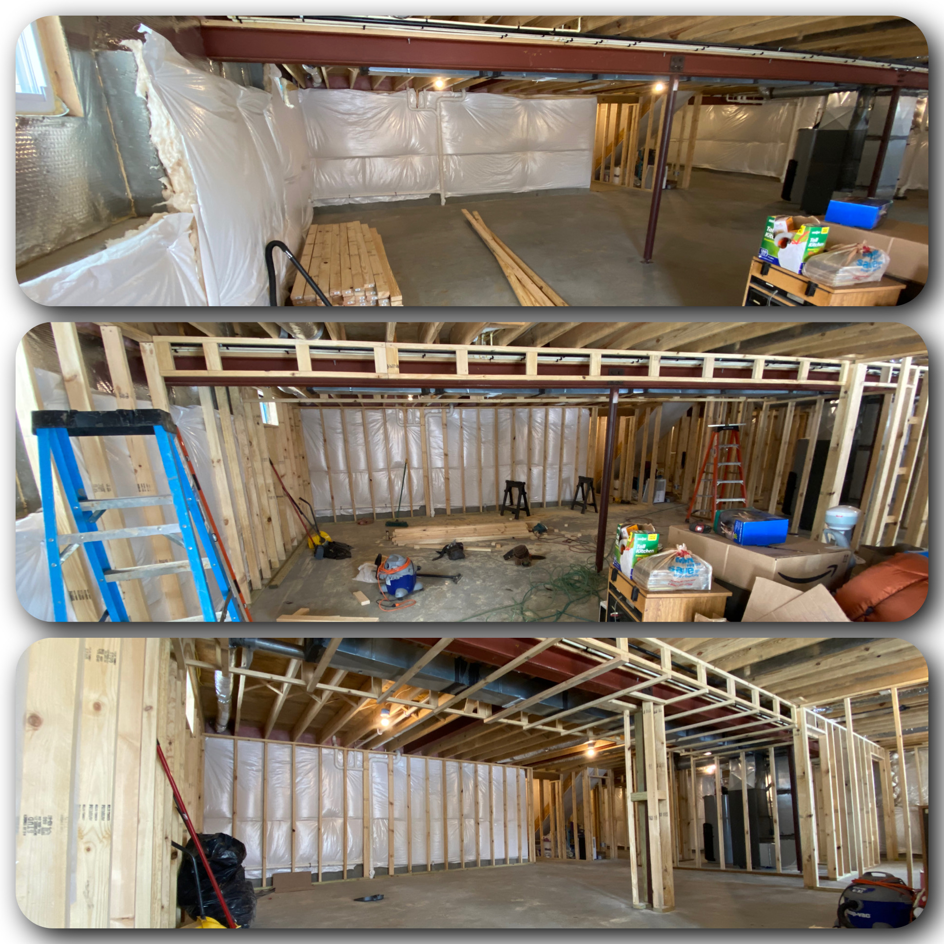 Basement Framing Build-Out