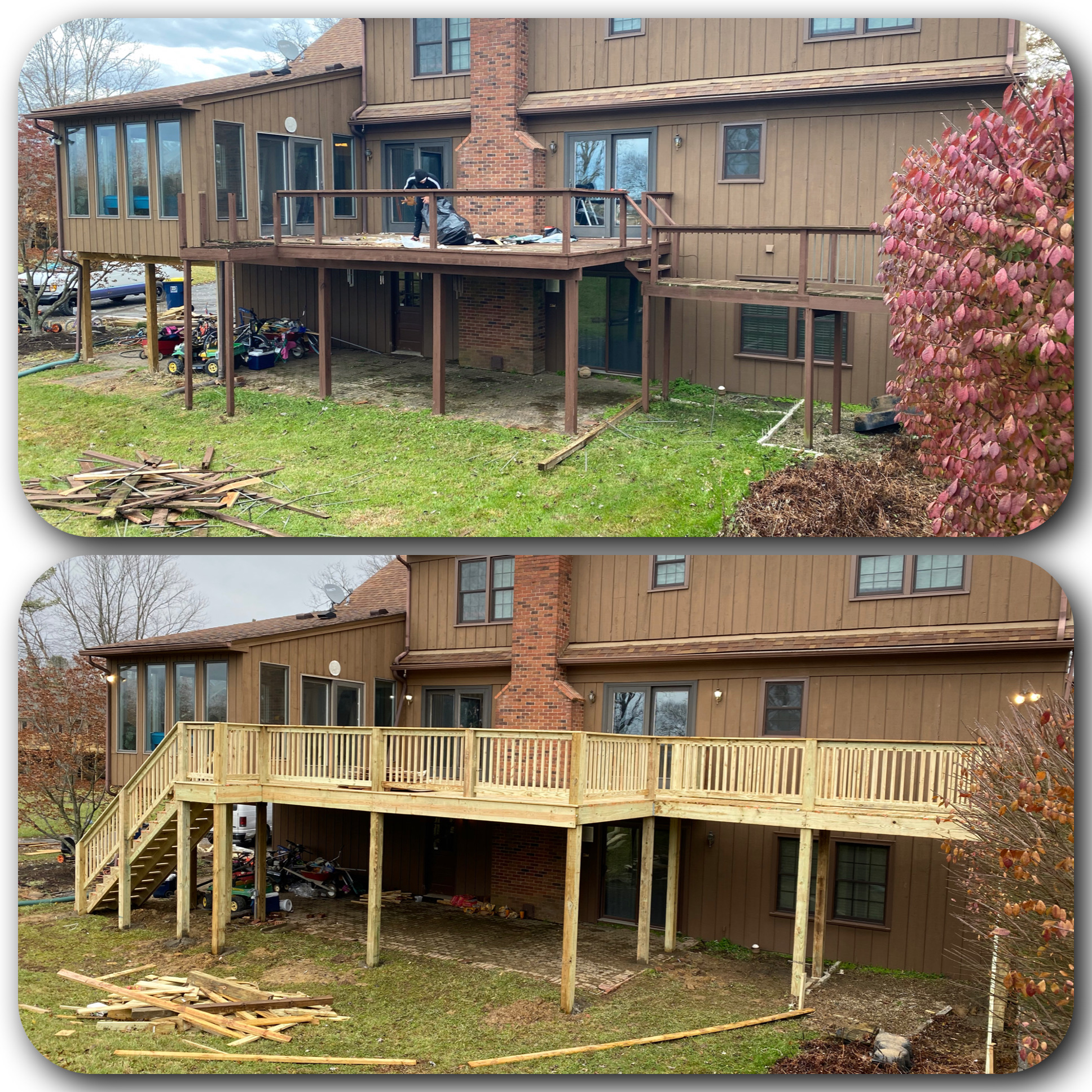 Two-Story Deck Rebuild