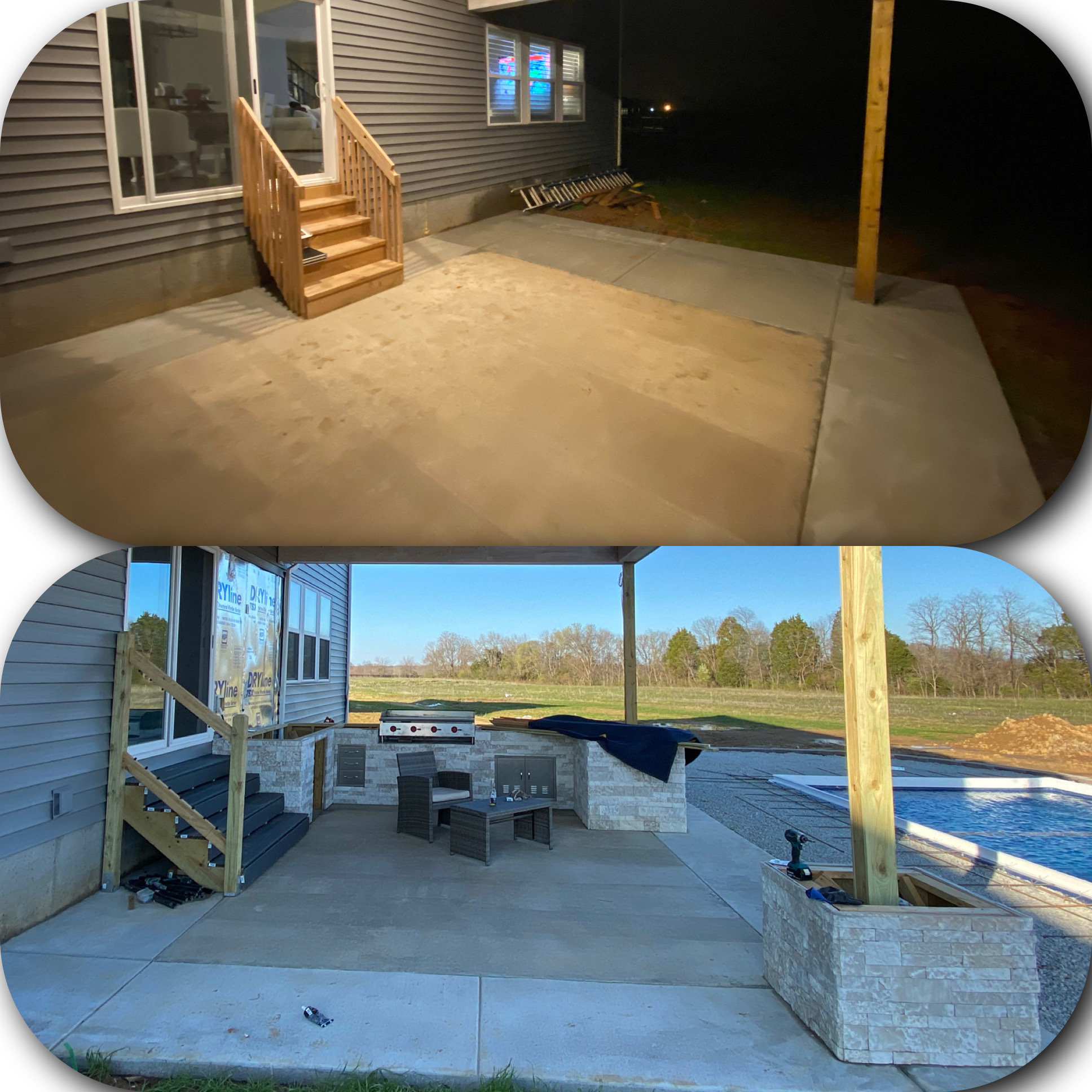 Outdoor Kitchen and Patio Build