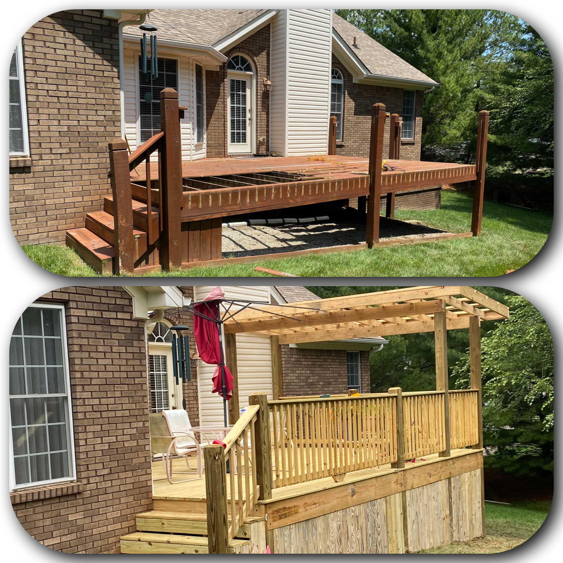 Deck Rebuild with Pergola