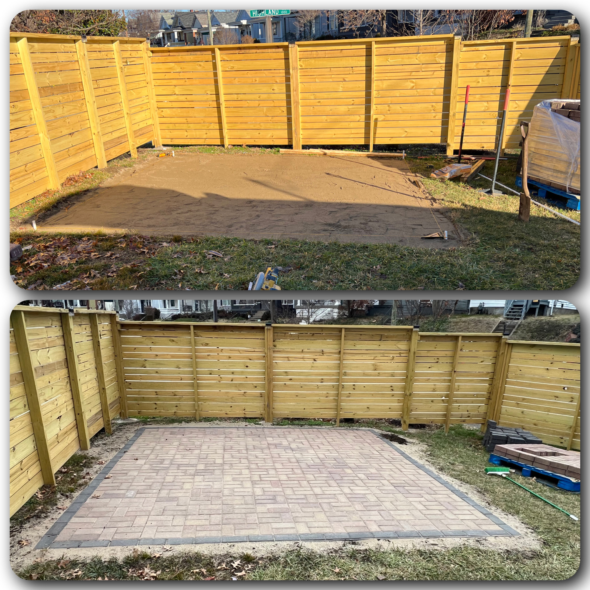 Paver Patio Installation