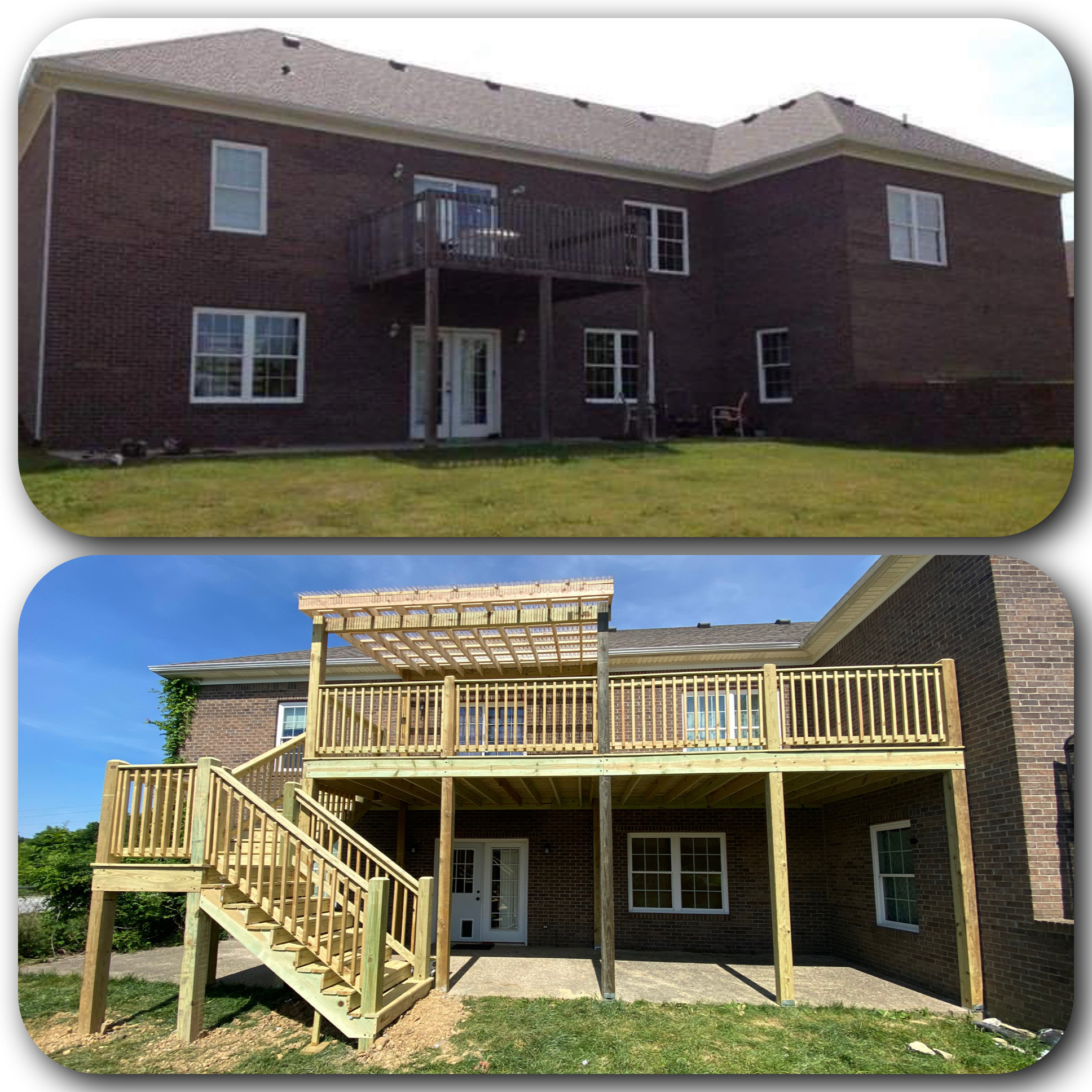 Elevated Deck with Pergola